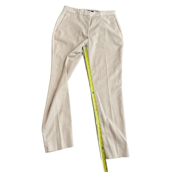 ZARA Light Pink Cream Dress Pants Tapered Leg Career Work Pant Womens Size 4 - Picture 5 of 7